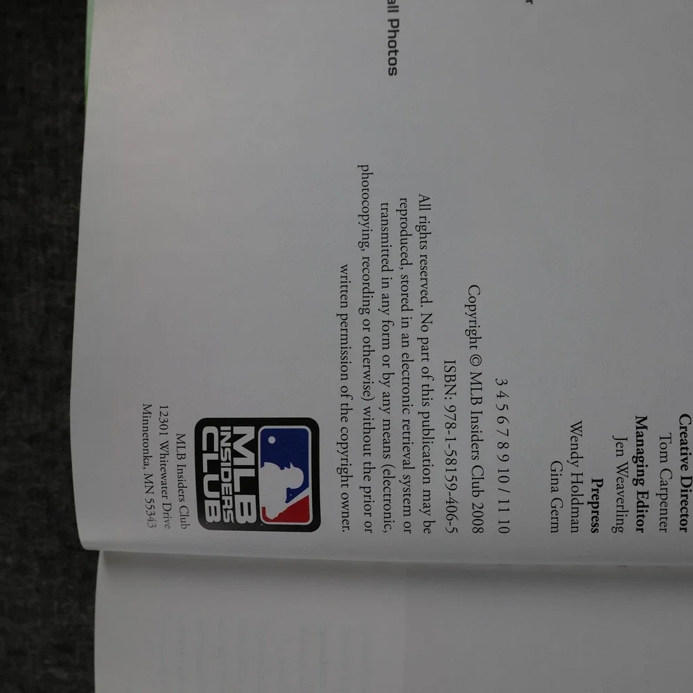 Baseball's Greatest MVPs Phil Rogers HC MLB Insiders Club Dust Jacket 2008